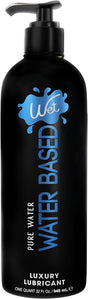 Wet Original Water Based Lubricant 32 Oz bottle with pump dispenser on white background.