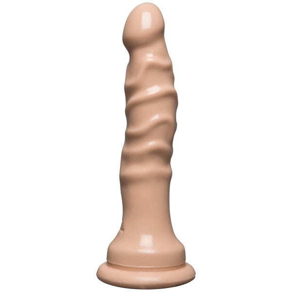 Raging Hard Ons Slimline With Suction Cup 4.5 Inch Dong with realistic shape and textured surface for enhanced pleasure.