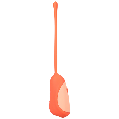 Mood Play Vibrating Egg With Remote Orange, a compact and powerful vibrating egg with wireless control.