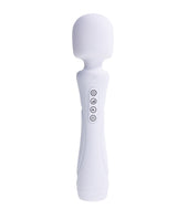 Illumination THE Wand Massager White featuring customizable buttons and sleek design for an elegant massage experience