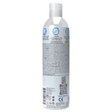 Wet Water Pure Water-based Lubricant 4 Oz bottle back label with usage instructions and safety information.