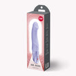 Fun Factory Mr Boss G-Spot Vibrator Purple packaging showcasing its design and features.