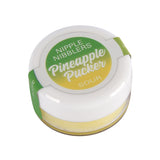 Nipple Nibblers Sour Pleasure Balm Assorted 36 Pc Fishbowl Pineapple Pucker flavor in a portable pot.