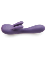 Je Joue FiFi 2 Silicone Rabbit Vibrator Purple showcasing its sleek design and dual stimulation features.