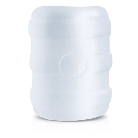 Screaming O Jackits Throttle Stroker Clear, a soft and stretchy stroker designed for enhanced solo sessions.