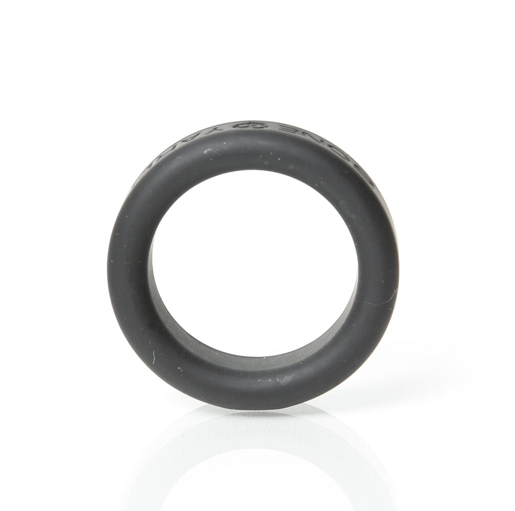 Boneyard Silicone Ring 30 mm Black, premium silicone ring for comfort and support, durable and elastic design.