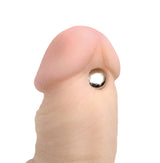 Magnus XL Ultra Powerful Magnetic Nipple Orbs on skin for intense pressure play