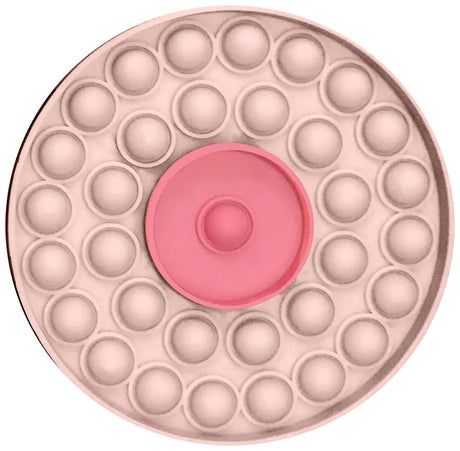 Kheper Games Boob Pop-It Stress Fidget Toy with round bubble-popping design in soft pink color.