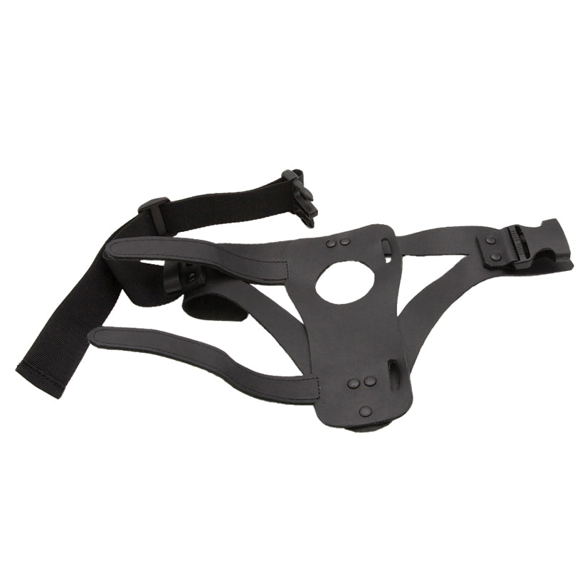 Kinklab Wand Thigh Harness Faux Leather Adjustable, hands-free strap for wand massagers.
