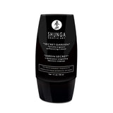 Shunga Secret Garden Clitoral Gel 1 Oz bottle for enhanced intimacy and female pleasure, featuring a sleek design.