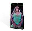 Lapdance Glow In The Dark Mesh Teddy Queen Size packaging featuring plus size lingerie with a luminous design.