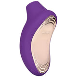 Lelo Sona 2 Sonic Clitoral Massager Purple with sleek design and gold accents, designed for deep sonic stimulation.