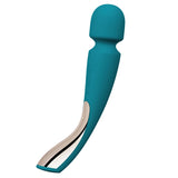 Lelo Smart Wand 2 Medium Ocean Blue Massager, luxury massager for relaxation and pleasure, versatile design.