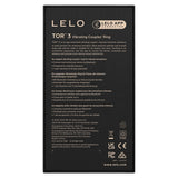 LELO TOR 3 Vibrating Cockring Black