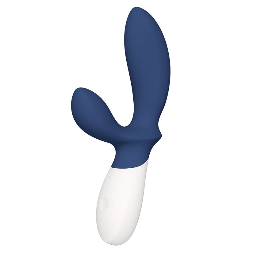 Lelo Loki Wave 2 Rechargeable Silicone Dual Stimulation Prostate Vibrator Base Blue