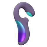 Lelo Enigma Double Sonic A-Spot Vibrator Cyber Purple, featuring sleek design and advanced sonic technology.