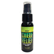 Cheef Relief Throat Spray Mint 1 oz bottle for soothing sore throat and cough relief in refreshing mint flavor.