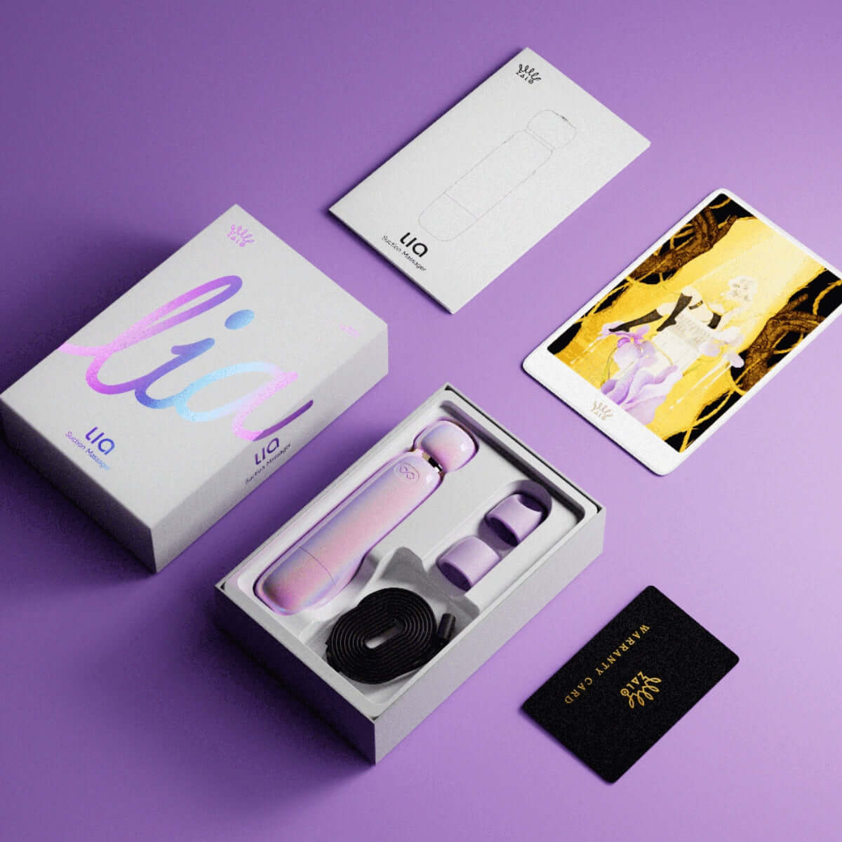 ZALO Lia Suction Massager Lavender Purple