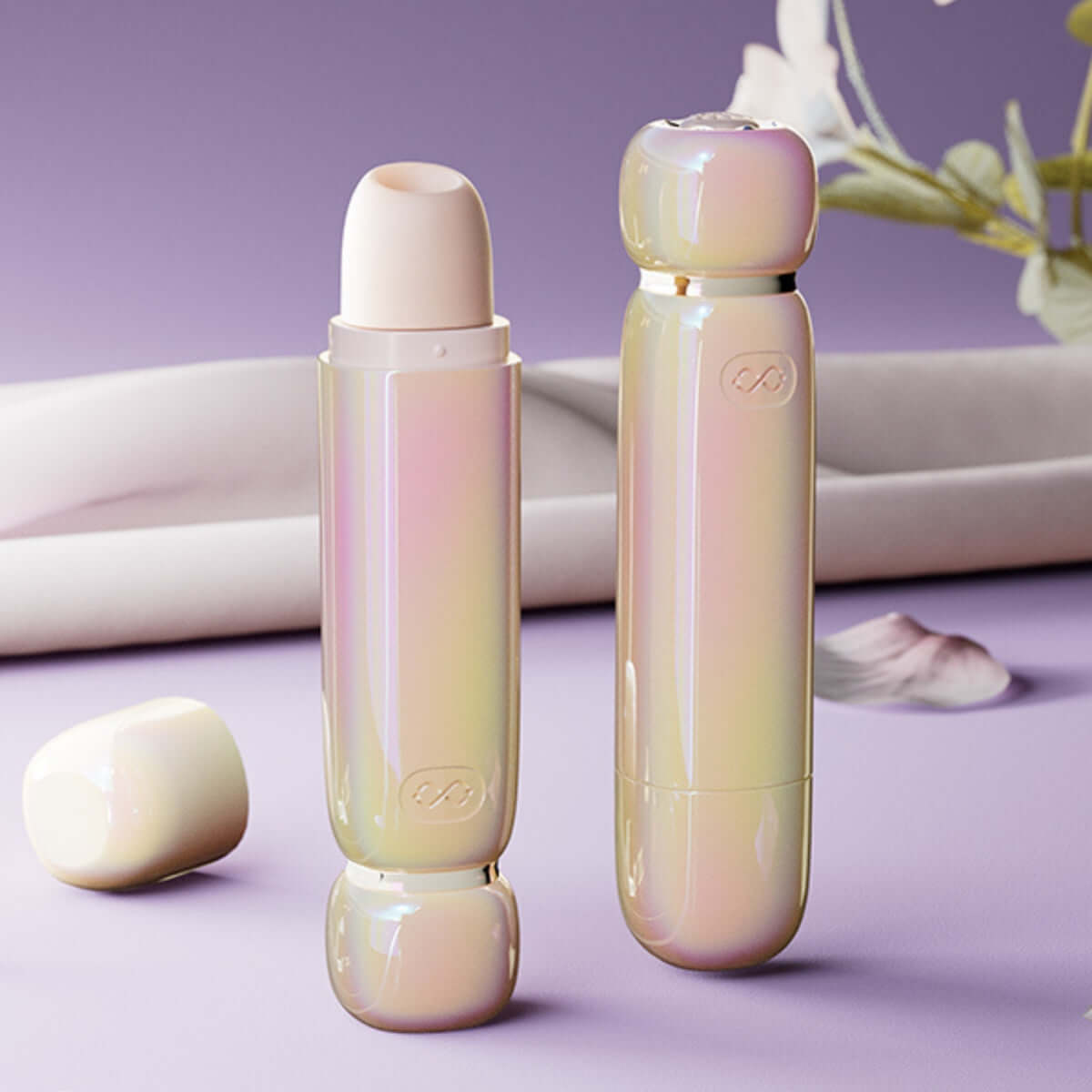 ZALO Lia Suction Massager Floral White