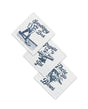 Cleanie Genie Seamen Rags Novelty Clean-Up Set featuring humorous nautical designs and vibrant colors.