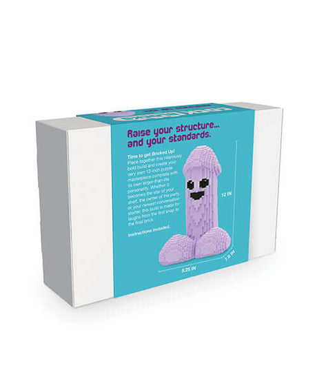 Cock Blocks Bricked Up 3265 Piece Building Kit packaging showcasing a humorous brick structure.