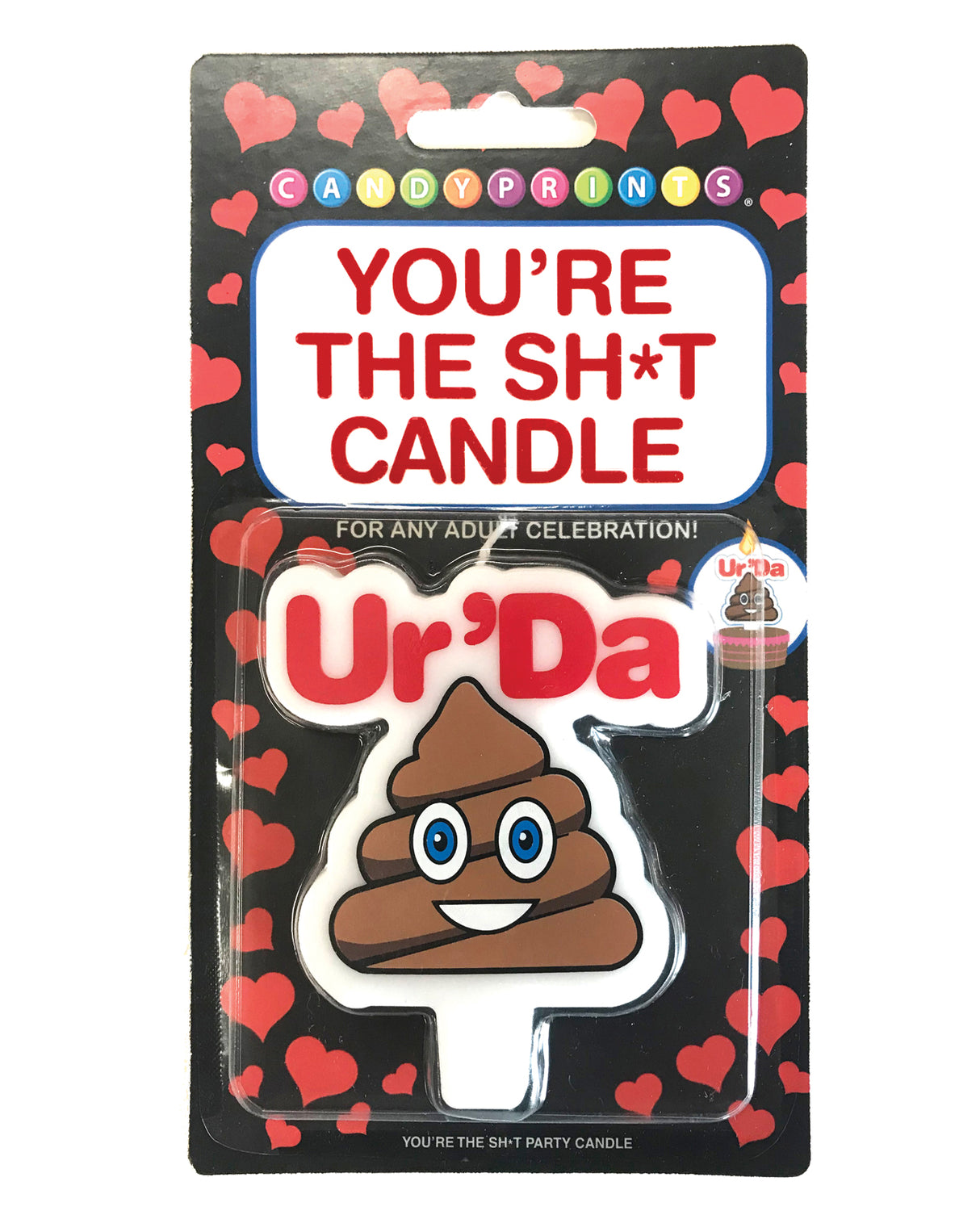You're the Shit Candle Ur'Da Novelty Gag Gift for adult celebrations with playful design.