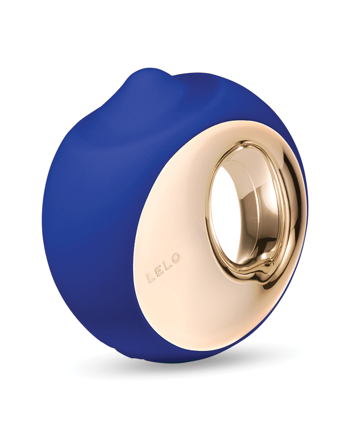 LELO ORA 3 Oral Sex Simulator Midnight Blue, a luxury clitoral stimulator with a smooth design.