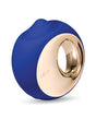 LELO ORA 3 Oral Sex Simulator Midnight Blue, a luxury clitoral stimulator with a smooth design.