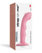 Strap-On-Me Tapping Dildo Wave Vibrator Coral packaging featuring elegant design and hybrid collection.