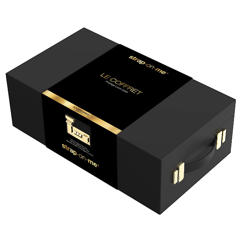 Strap On Me Le Coffret Prestige Lock Case elegantly designed for discreet accessory storage.