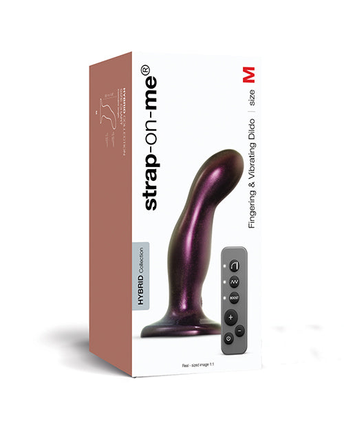 Strap On Me Fingering & Vibrating Dildo Purple