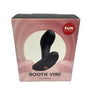 Fun Factory Bootie Vibe Anal Vibrator Black packaging showing sleek design and title details.