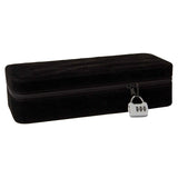 Love To Love Secret Box V2 Toy Storage Case Black with lock, elegant design for discreet storage of intimate items.