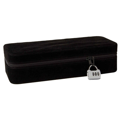 Love To Love Secret Box V2 Toy Storage Case Black with lock, elegant design for discreet storage of intimate items.
