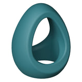 Love to Love Flux Ring Silicone Cock & Ball Ring Teal Me