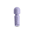 Lust N Dreams Salsa Silicone Petite Body Wand Lavender with textured surface and easy-to-use buttons.