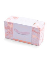 Le Wand Crystal G-Wand Stimulator Rose Quartz packaging featuring elegant design with rose quartz tone.