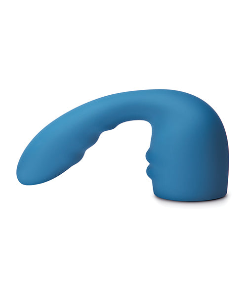 Le Wand Petite Flexi Silicone Attachment Blue for targeted internal and external stimulation.