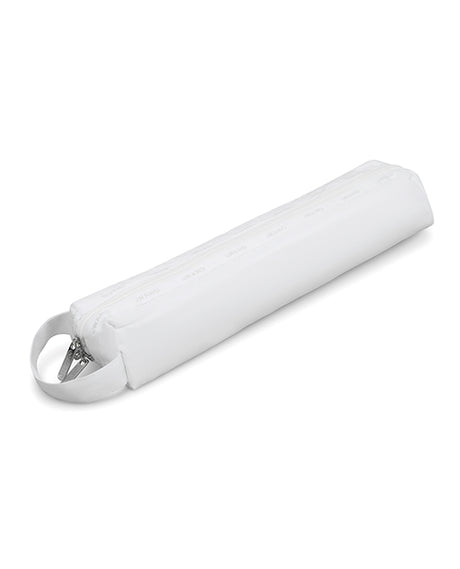 Le Wand Classique Storage Bag Large shown in white, designed for discreet and clean storage of wand essentials.