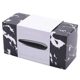Le Wand Crystal Wand Black Obsidian Probe packaging on a marble design box.