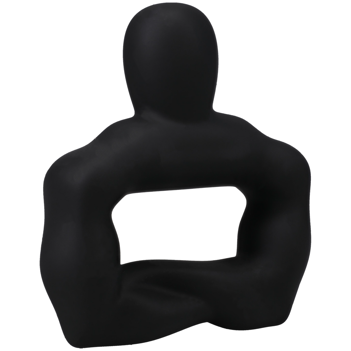 Titanmen Power Muscle Cock Ring 42mm Black with muscular design for enhanced performance and prolonged wear.