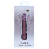 Maia Flora Fiercely Powerful Bullet Vibrator Burgundy in elegant packaging with floral design.
