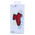 Maia Sola Thumping Massager Red packaging showcasing the 10-function silicone massager design.