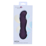 Packaging for Maia Mesa Liquid Silicone G-Spot Vibrator, featuring sleek design and vibrant colors.