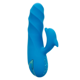 California Dreaming Summer Lovin' Frisco Fantasy Vibrator in vibrant blue with a unique design for pleasure.