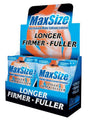 MD Science Max Size Male Enhancement 24 Piece Display showcasing packs for greater male enhancement.