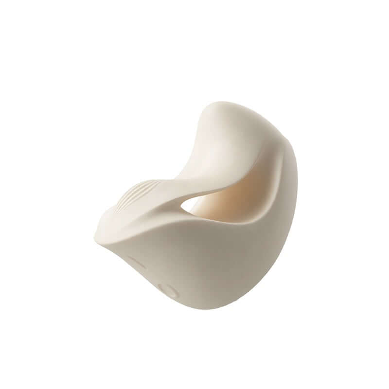 Zalo Mochi Massager Ivory White, a soft and playful beginner-friendly pleasure device.