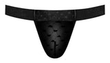 Heart Breaker Micro V Thong Black L XL featuring low-rise waistband and playful design from Male Power.