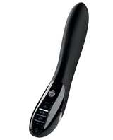 Mystim Electric Eric eStim Vibrator Black Edition Black showing sleek design and control interface.