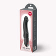 Fun Factory Mr Boss G-Spot Vibrator Black in packaging showcasing its ergonomic design and features.